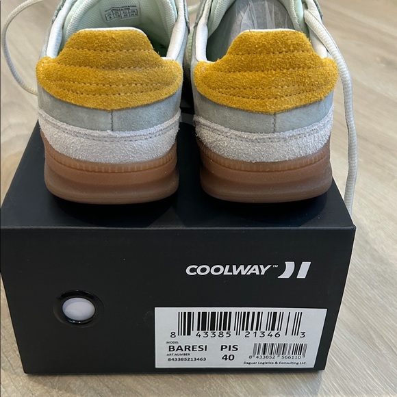 Coolway Women's Mint and Mustard Sneakers - Picture 3 of 5